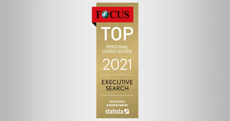 Focus Top Personaldienstleister 2021 Executive Search