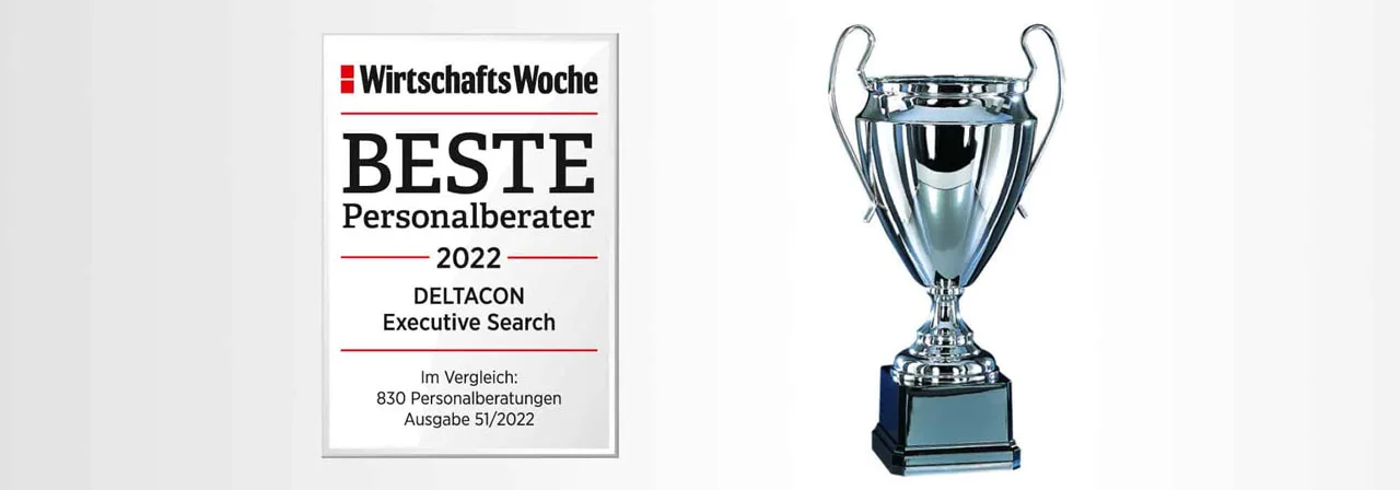 WirtschaftsWoche - Deutschlands BESTE Personalberater 2022 - DELTACON Executive Search